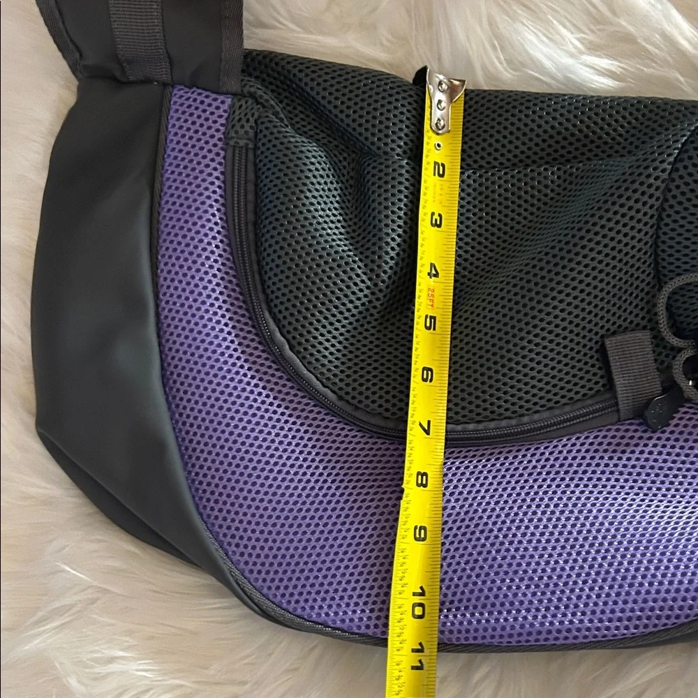 New Purple and Gray Dog Carrier.